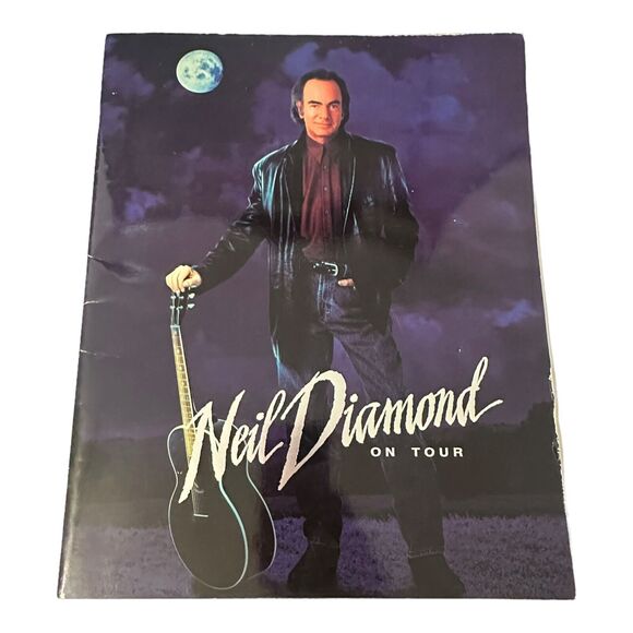 Vintage 1996 NEIL DIAMOND Tour Souvenir Concert Book PROGRAM - Picture 1 of 4